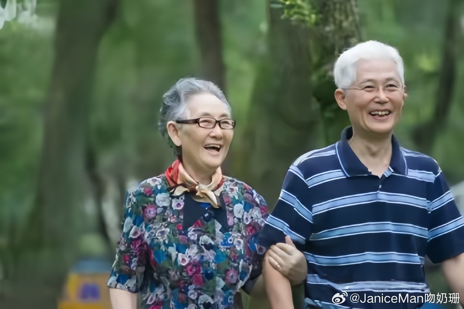 你以为的白发老人and大群体的白发老人​