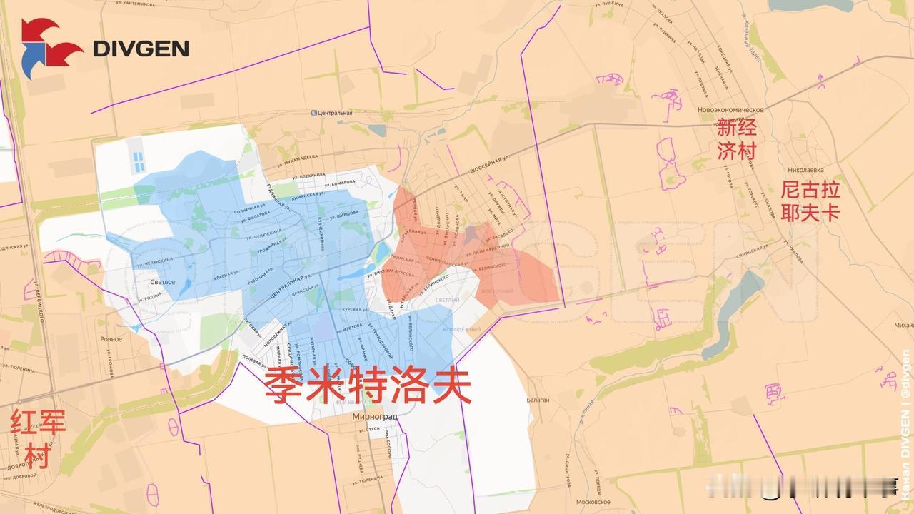 12月10日箭头社更新俄乌战报：图一、图二：俄罗斯中央军区部队继续缩小季米特