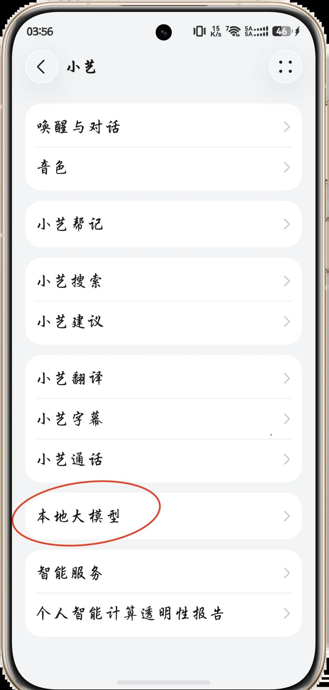 哇，小艺也进化到本地大模型了！今天在翻看设置时，突然发现更新系统后小艺的设置里