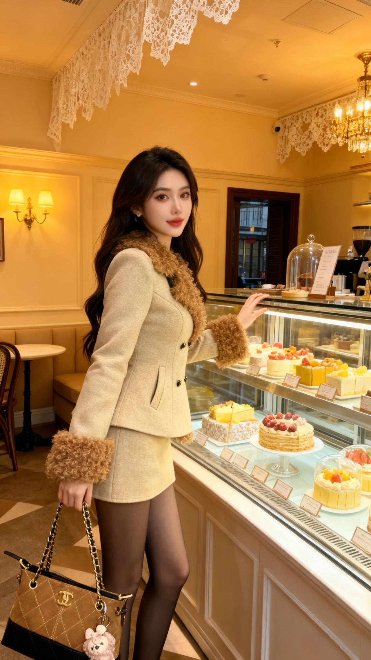 韩系穿搭温柔穿搭时尚气质穿搭甜美穿搭时装穿搭