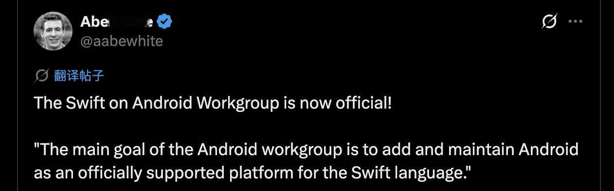 Swift正式支持Android，苹果语言“出圈”跨平台Swift编程