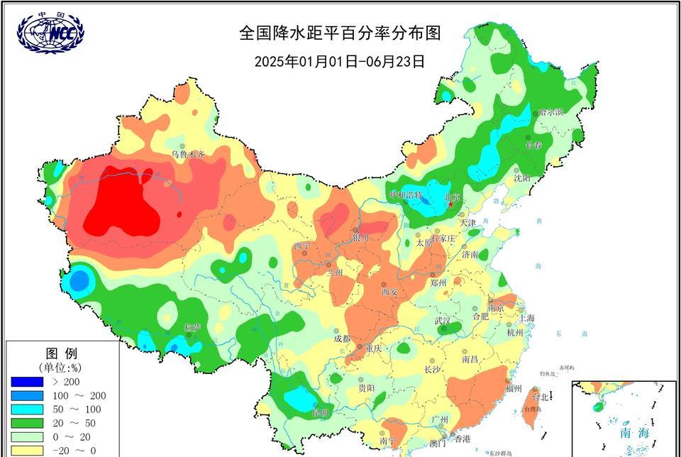 其实，今年以来到目前为止，全国大部地区的降水量较常年同期处在偏少的状态，仅在华北
