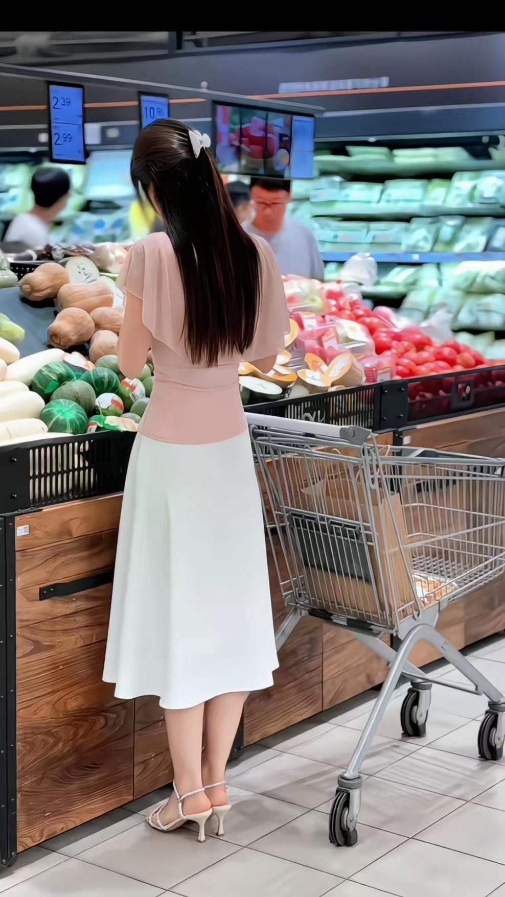 【是熟悉的玉女风格，温婉淑女】完美诠释了经典的“玉女风格”，散