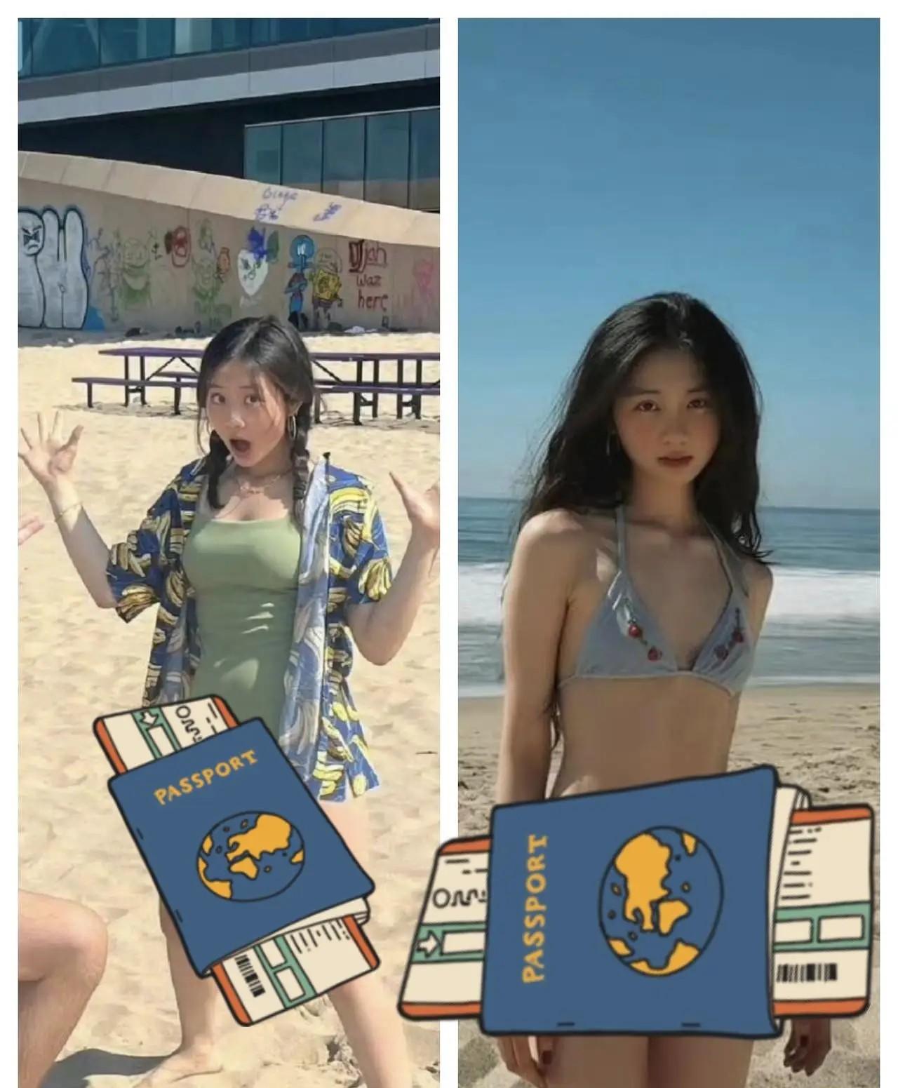 看了黄多多的海边泳装照我给我女儿立了三条规矩第一，去海边玩不许穿比基尼，游泳