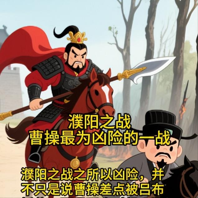 曹操最为凶险的一战濮阳之战之所以凶险，并不只是说曹操差点被吕布抓住。而是那个