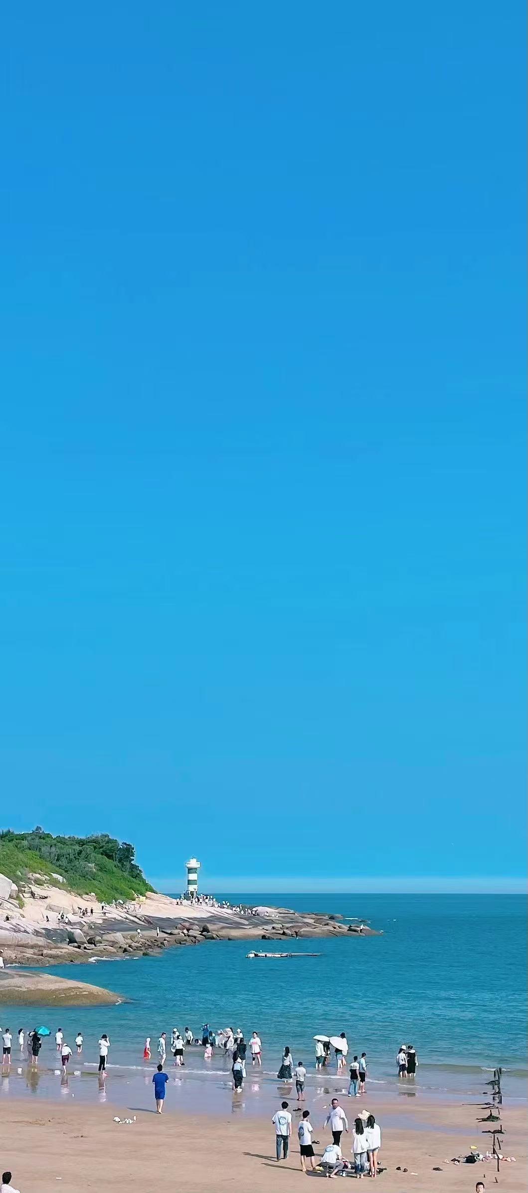 看海的夏天。