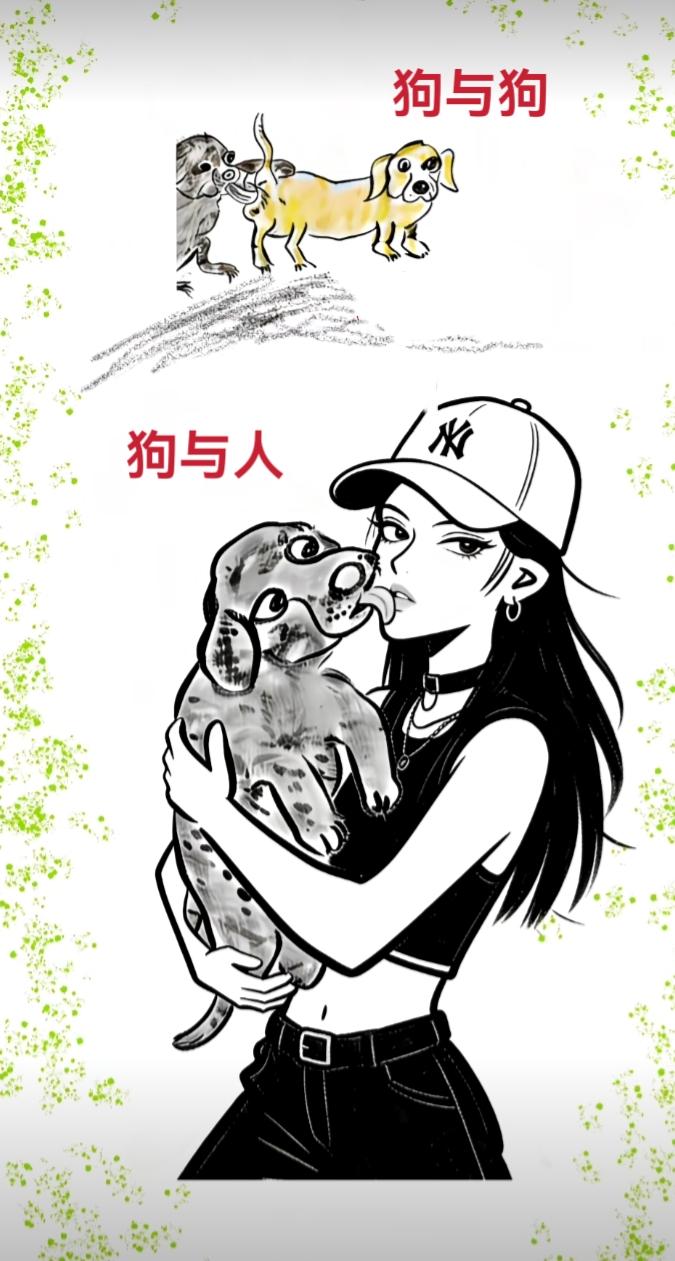 某些人类也和动物有一点共通之处。