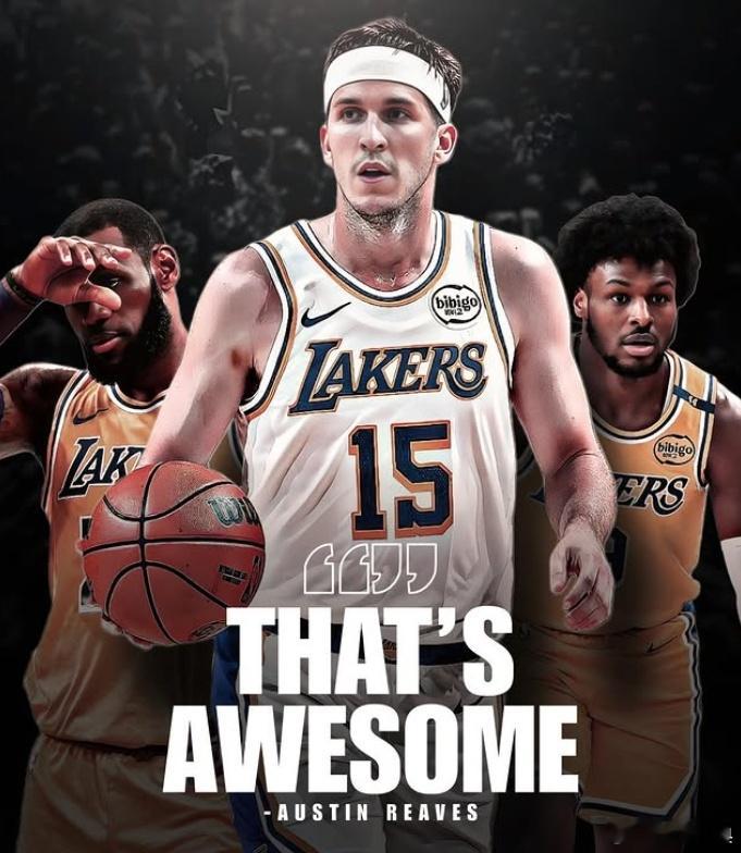 里夫斯赛后开启副GOAT玩笑："布朗尼在NBA打首发，詹姆斯却被下放发展联盟——