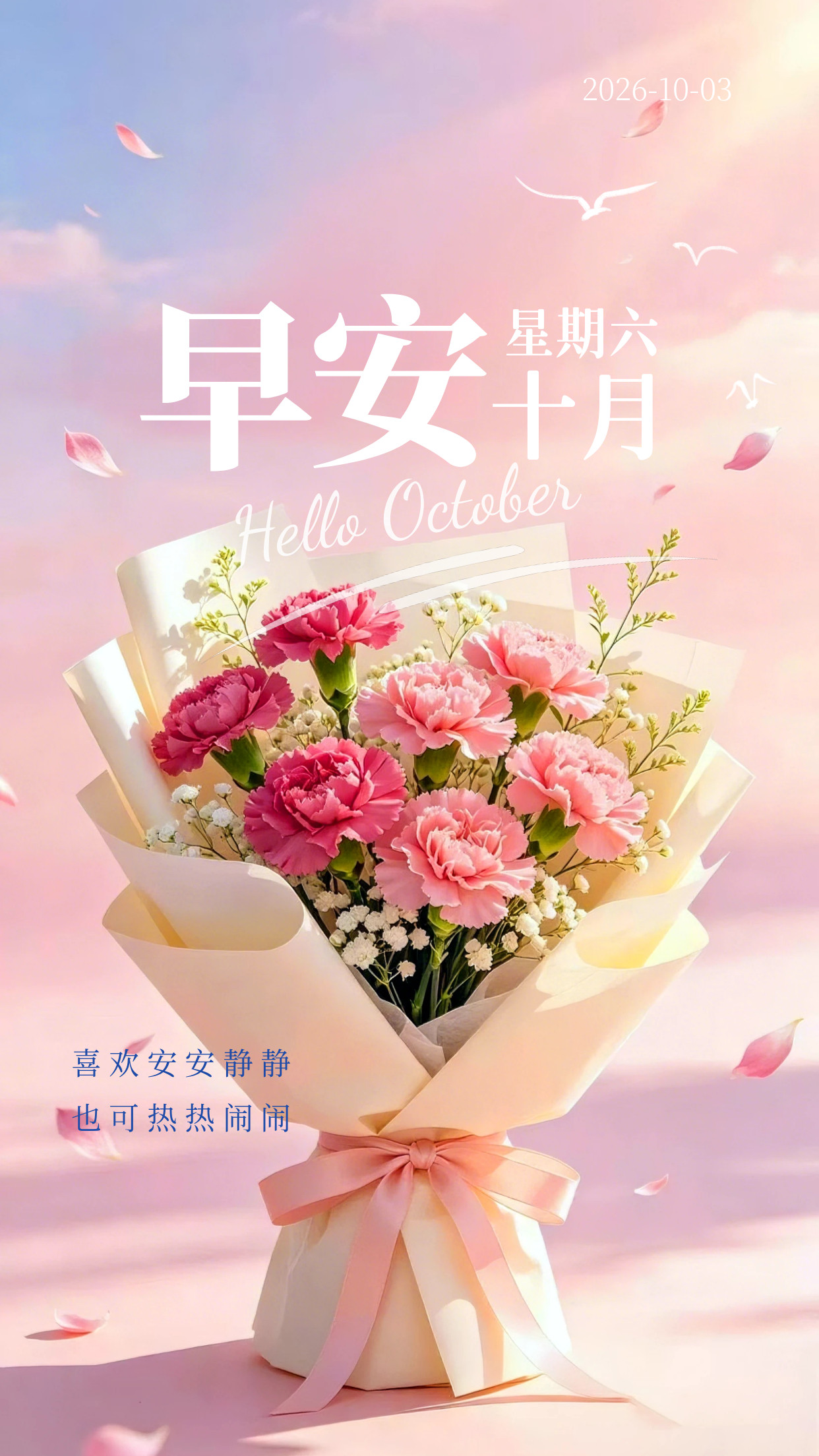 2026.10.3周六早安祝福图片海报壁纸拿图吱一声噢～