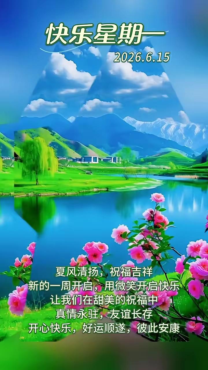 周一早安，新的一周亦是新的开始，收起懈怠，带着热情与勇气前行，愿所有努力都有回响