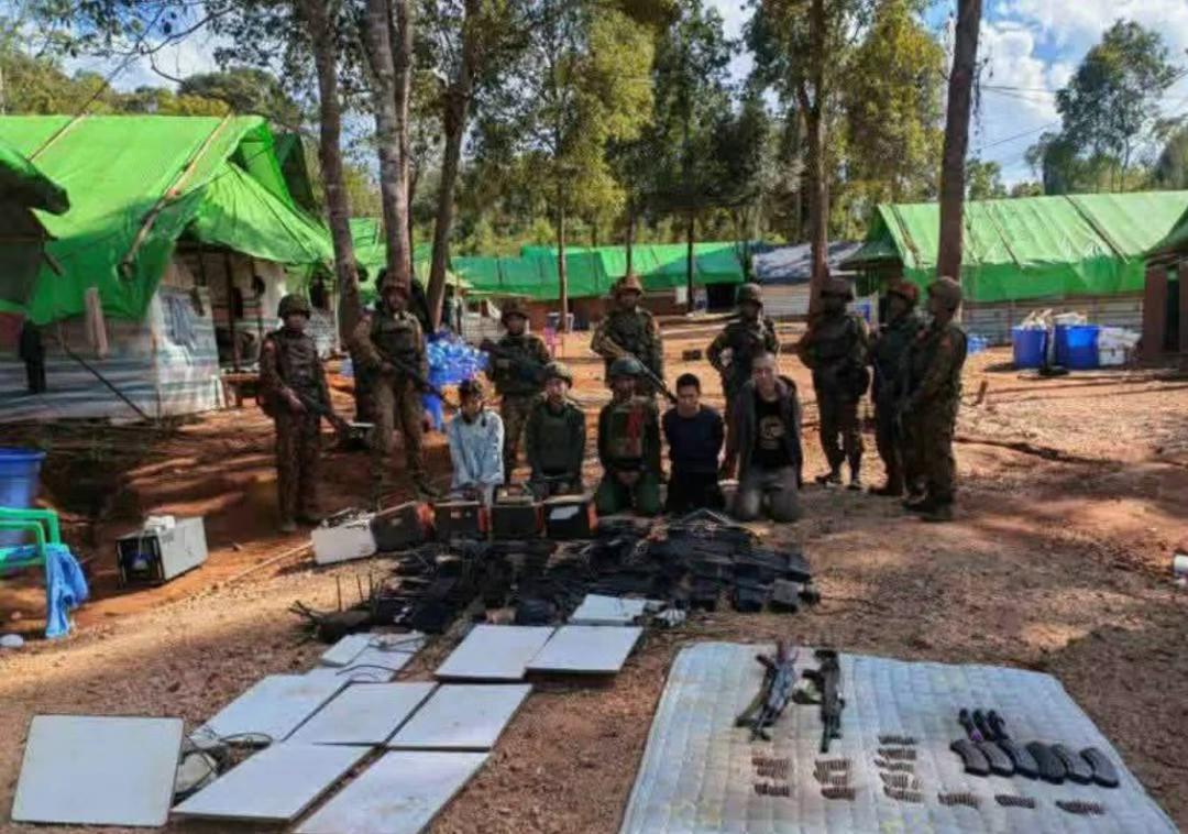 北掸邦军仍然在为网络公司做后台！缅甸政府军在缅北昔卜镇的村子里，爆发激烈战斗