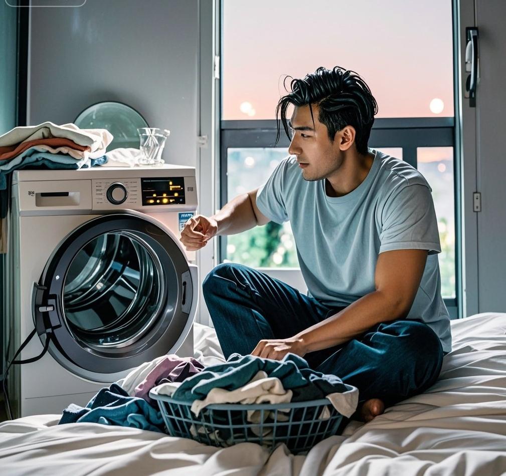 凌晨2点摸黑找水喝，才悔睡前跟老公吵那架：真不值当昨晚快11点，我去阳台收