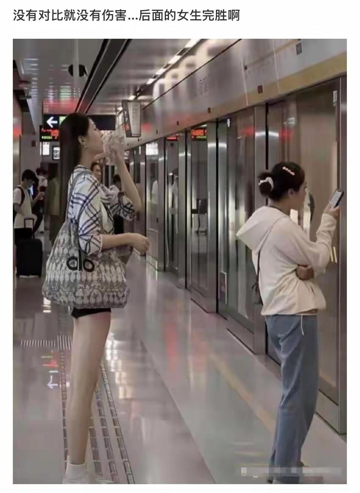 气质和美貌绝对是天生的。