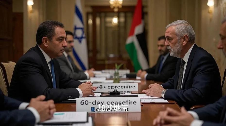 加沙停火谈判终于传来好消息了！以色列和哈马斯在卡塔尔斡旋下，就停火和人质释放达