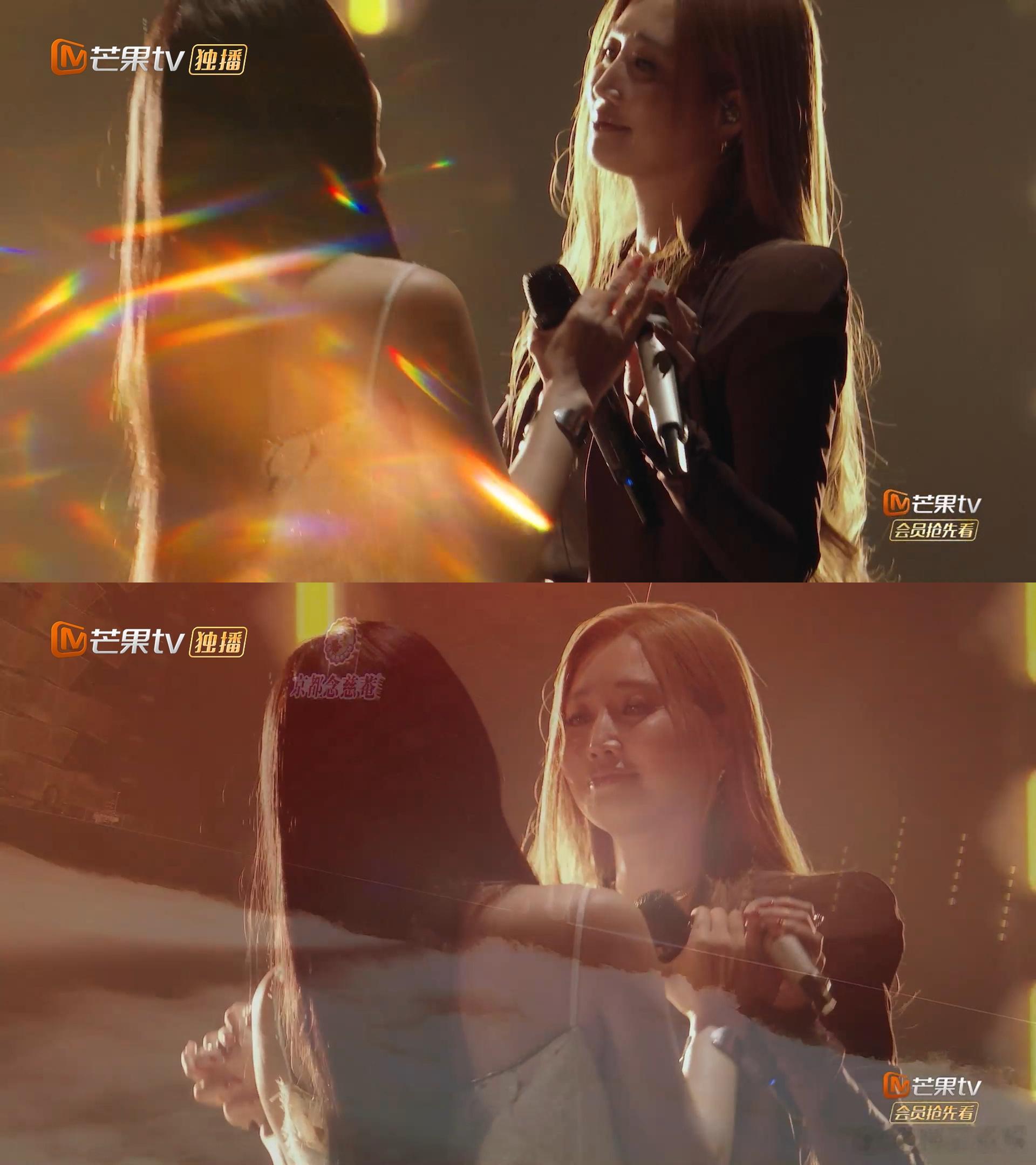 ALin黄龄十指紧扣声生不息造型巧思拉满好感！西装配白纱不仅好看，更和舞台主