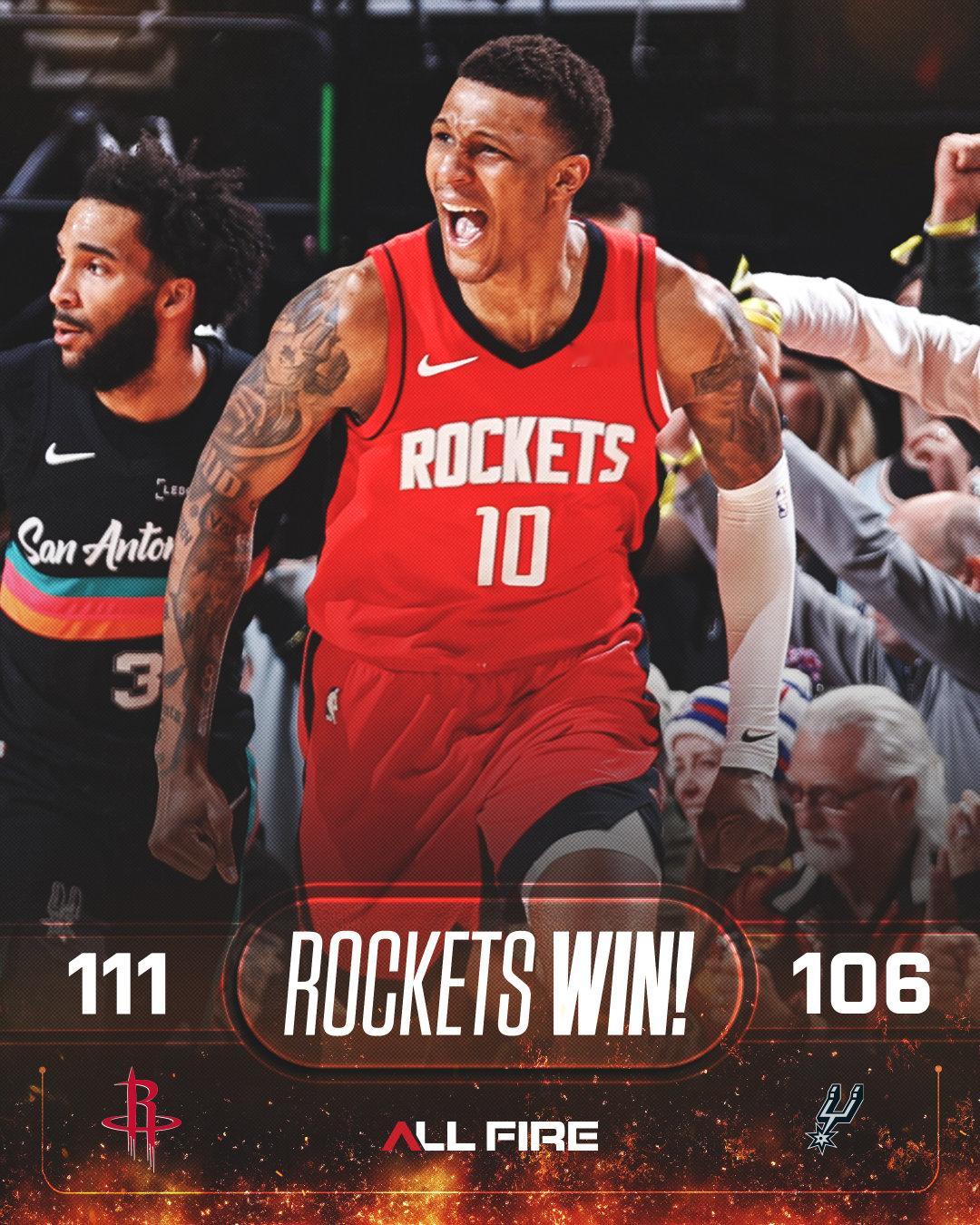 乌度卡赛后采访谈16分逆转马刺：“我们下半场就开始加强防守了，不只是第四节。我们