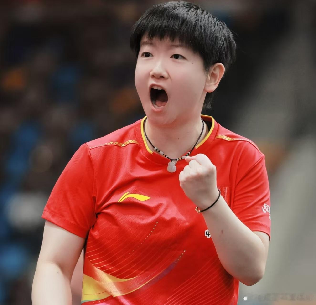 一人一张运动员反差神图孙颖莎首登世界第一四周年纪念日，2022年1月30日孙颖