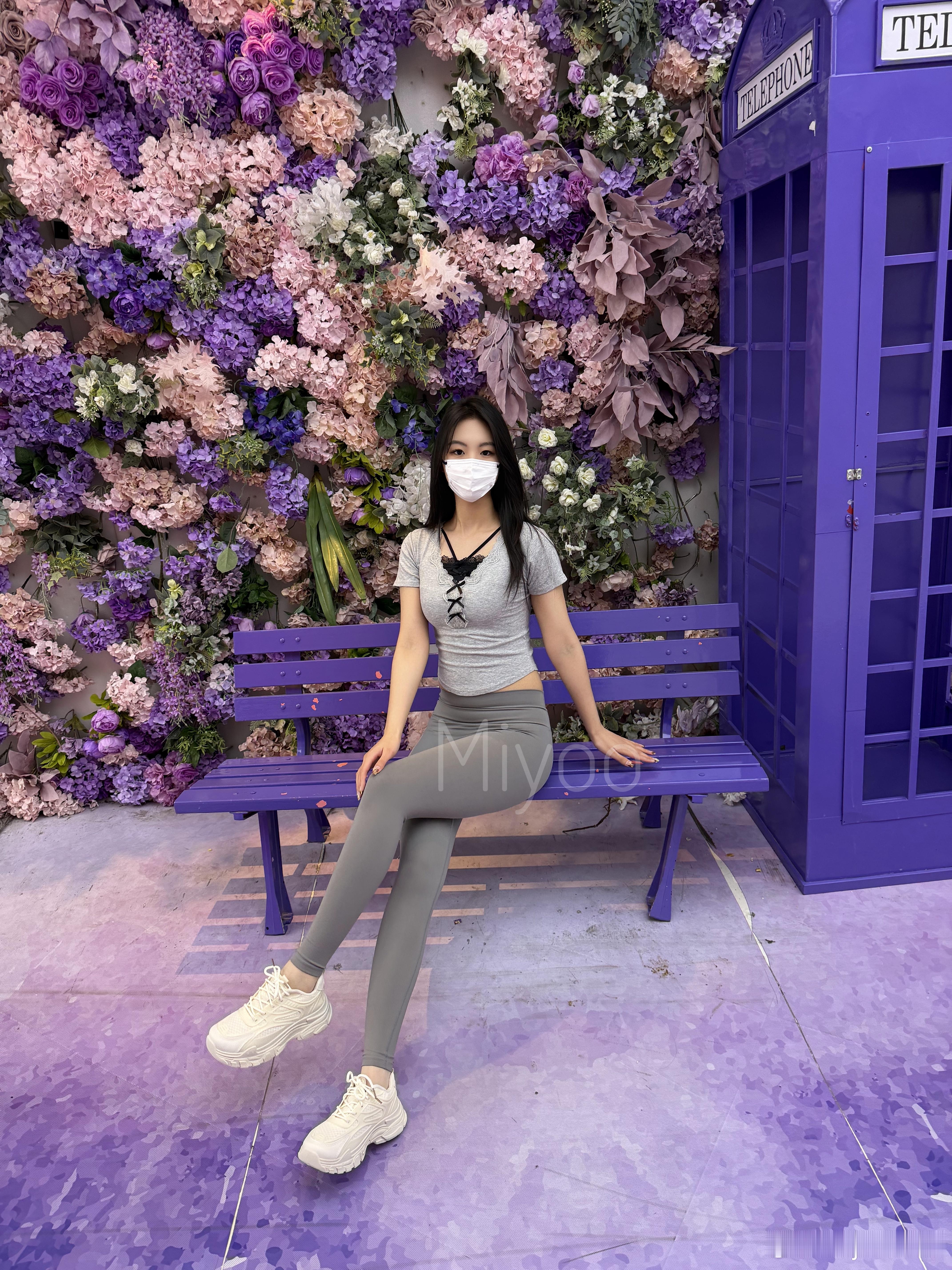 今天又是最舒服的瑜伽裤出街miyoo蜜柚每日穿搭ootd