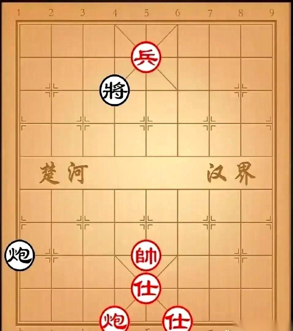 就这么个象棋残局，别人说是神之一手，我琢磨半天，怎么看都是个死局。红棋就剩一个