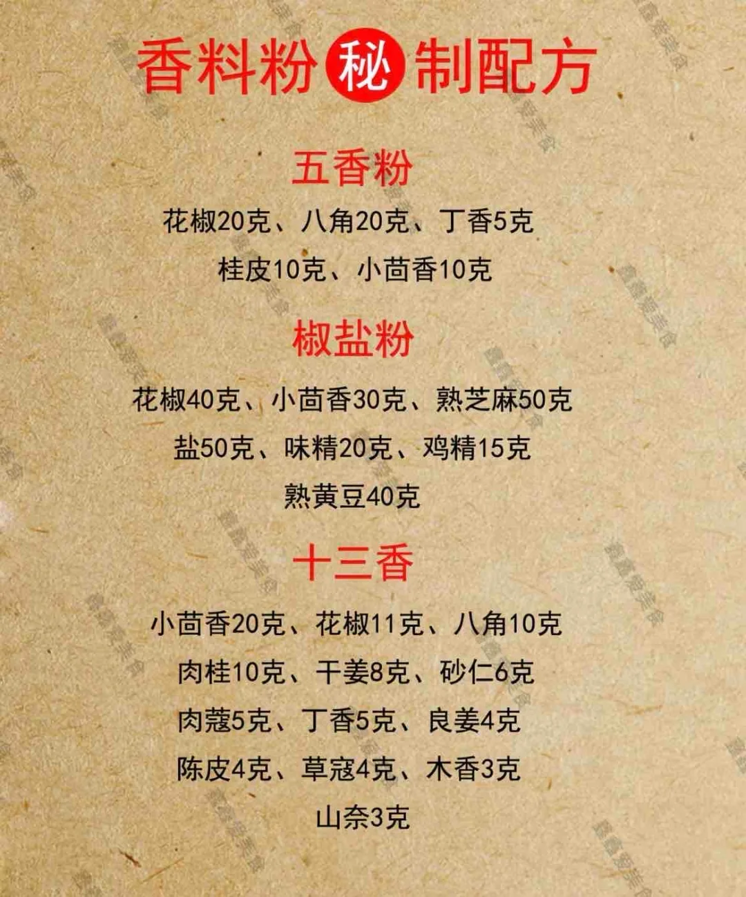 ㊙️香料粉的制作方法👍新手小白美食制作必备