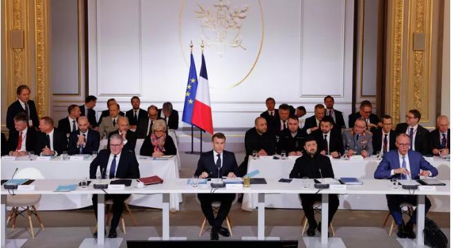 欧洲“志愿联盟”开大会，最后演变成相互指责，泽连斯基被浇了个透心凉！在巴