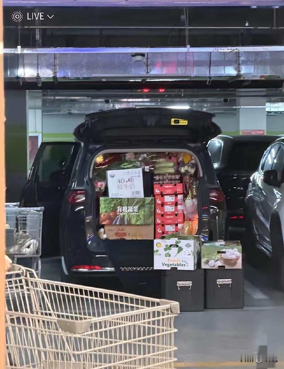 什么家庭啊，去山姆，一般人还真不敢这么买