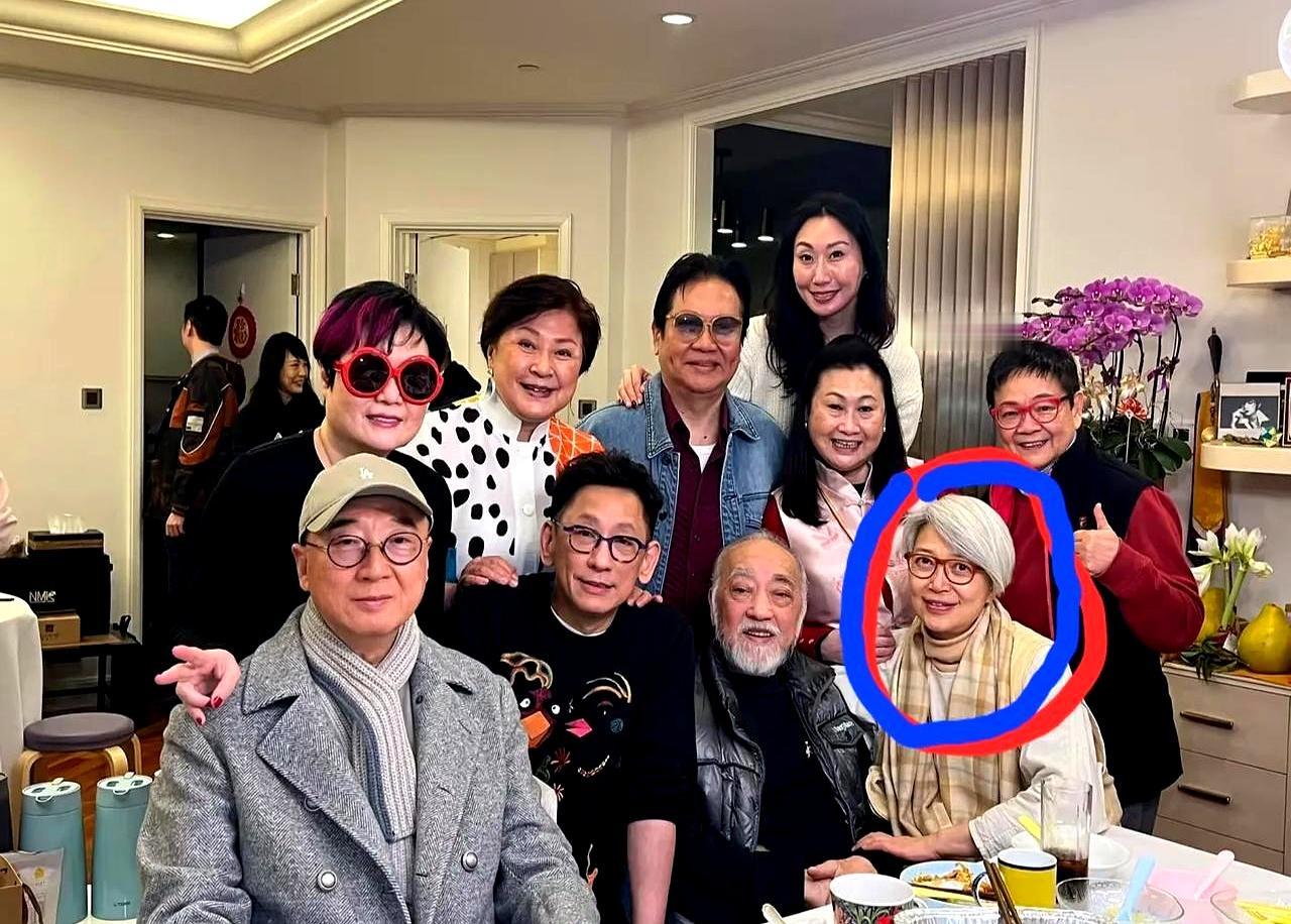 看汪曼玲发文悼念陈敏儿时晒出的聚餐照，人会一紧：合影里，她挨着卢海鹏坐，65对8