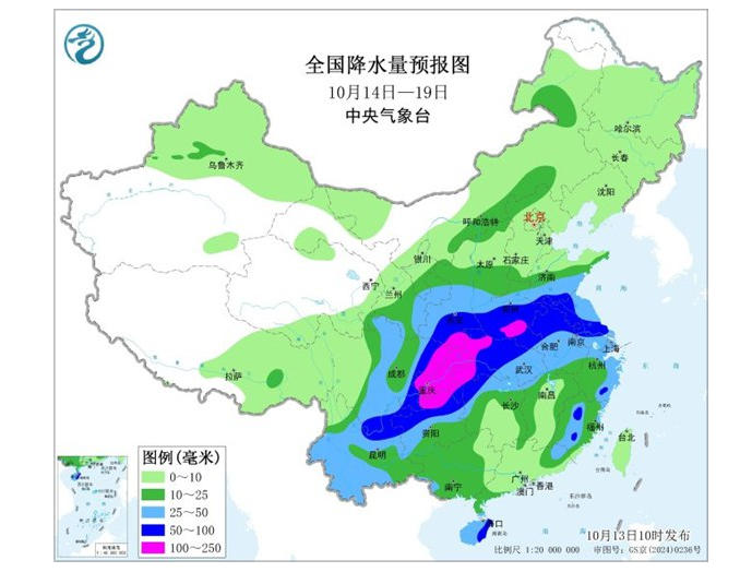 本周较强冷空气携雨雪降温来袭, 华北北部等地降温将超10℃