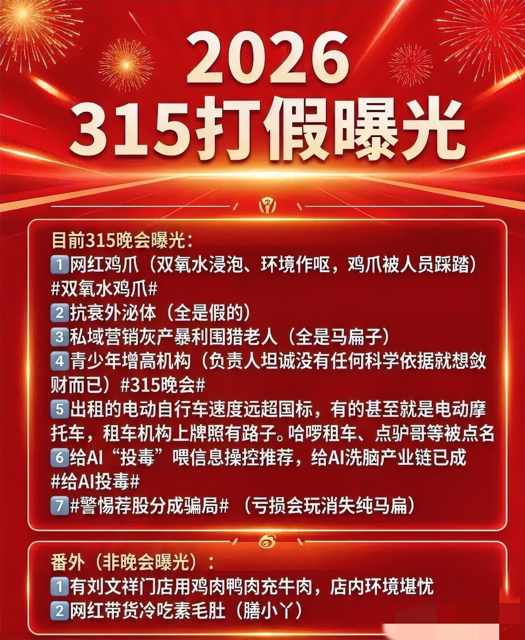 看了315晚会，我默默做了4个决定，以后吃的东西，都选新鲜的，不买网上加
