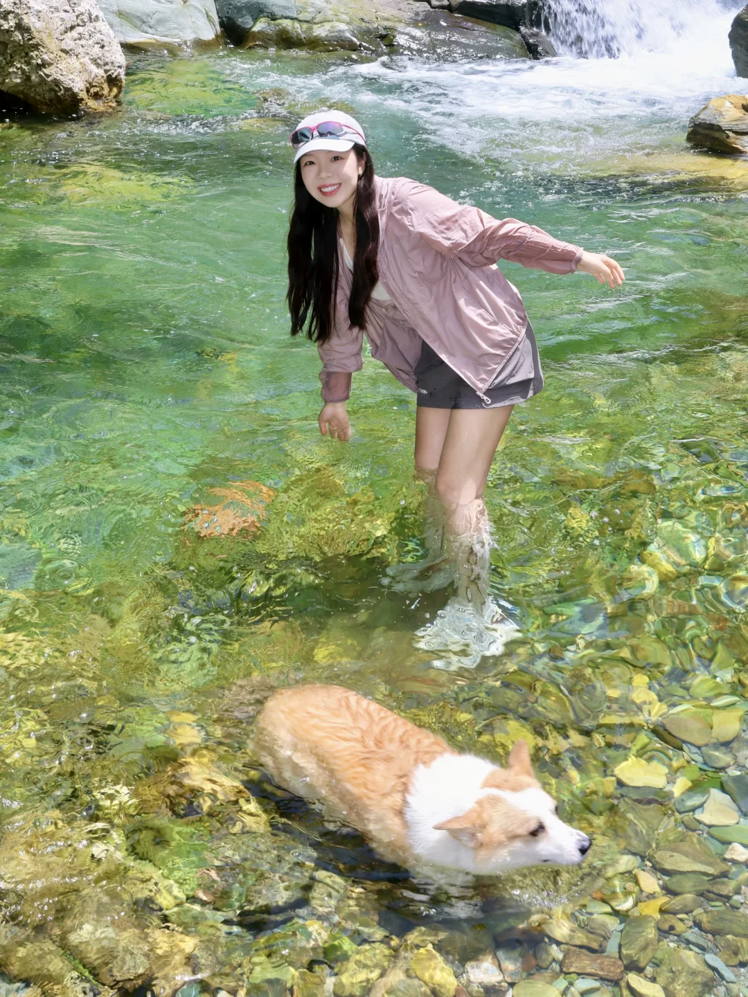 西安1h直达20℃的夏天🍃快来玩水溯溪露营！
