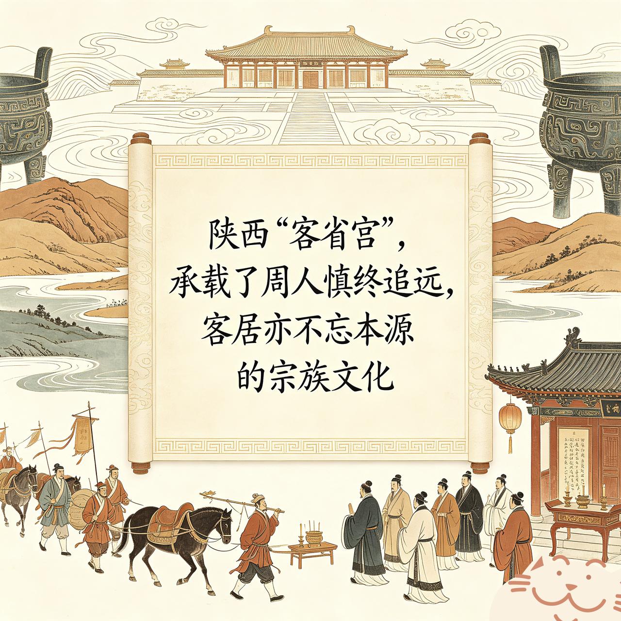 由陕西西周的“客省宫”，再联想到现在的“世客会”。可以说，客家人一直延续了周人的
