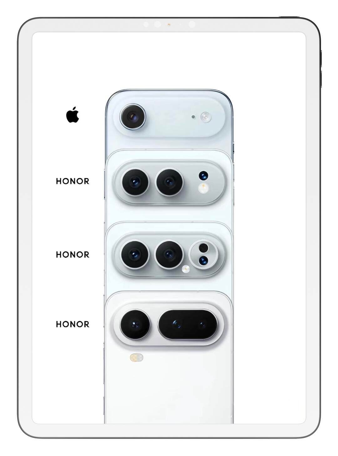 荣耀最近的新机，真的是把iPhoneAir未来的换代方案全部做出来了，苹果接