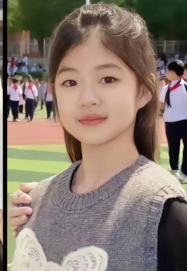 汪峰的基因，这次输得很彻底。10岁醒醒穿白裙亮相生日宴，妥妥把章子怡的骨相美