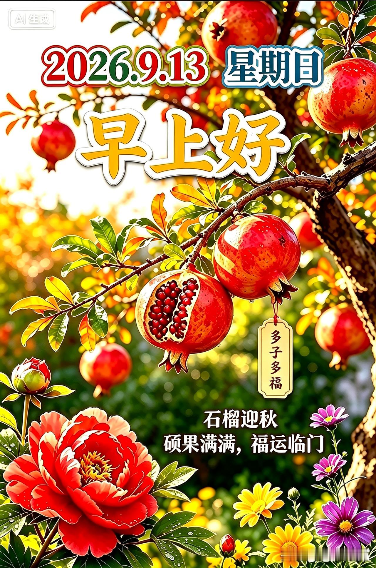 🌞清晨的祝福，不在于文字多美，而在于心里有一份惦记💛相逢是缘分，问候