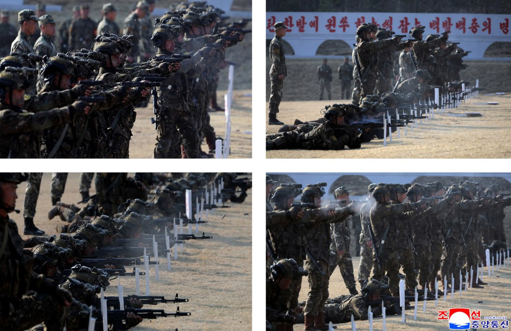 🔻🇰🇵KCNA：3月29日，将军还访问🇰🇵人民军总参谋部作战局直属特种