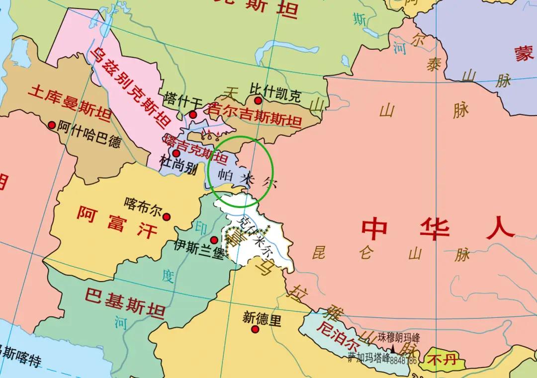 2.85万平方公里，比整个北京市还大一圈。这是中国和塔吉克斯坦之间曾经存在的争议