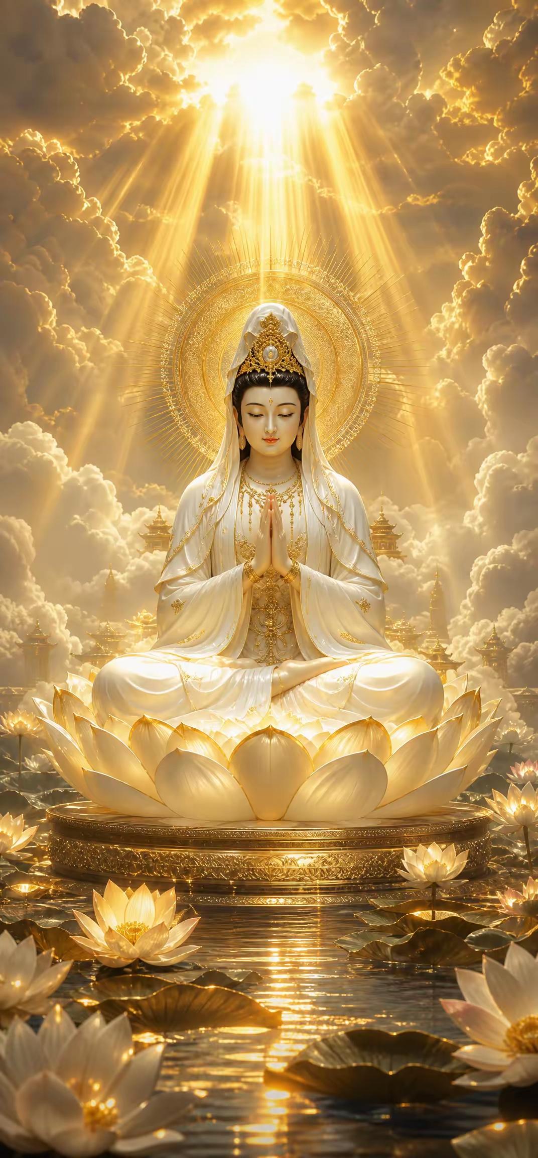 手机壁纸～稳住心态，福气自会奔赴而来，愿接下来日子财运稳步上升，所有努力皆有回报