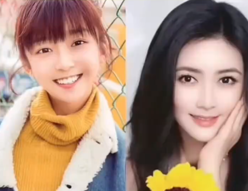 突然发现宋伊人和田海蓉，哪是像啊，简直是失散多年的姐妹！那眉眼、那神态，跟一
