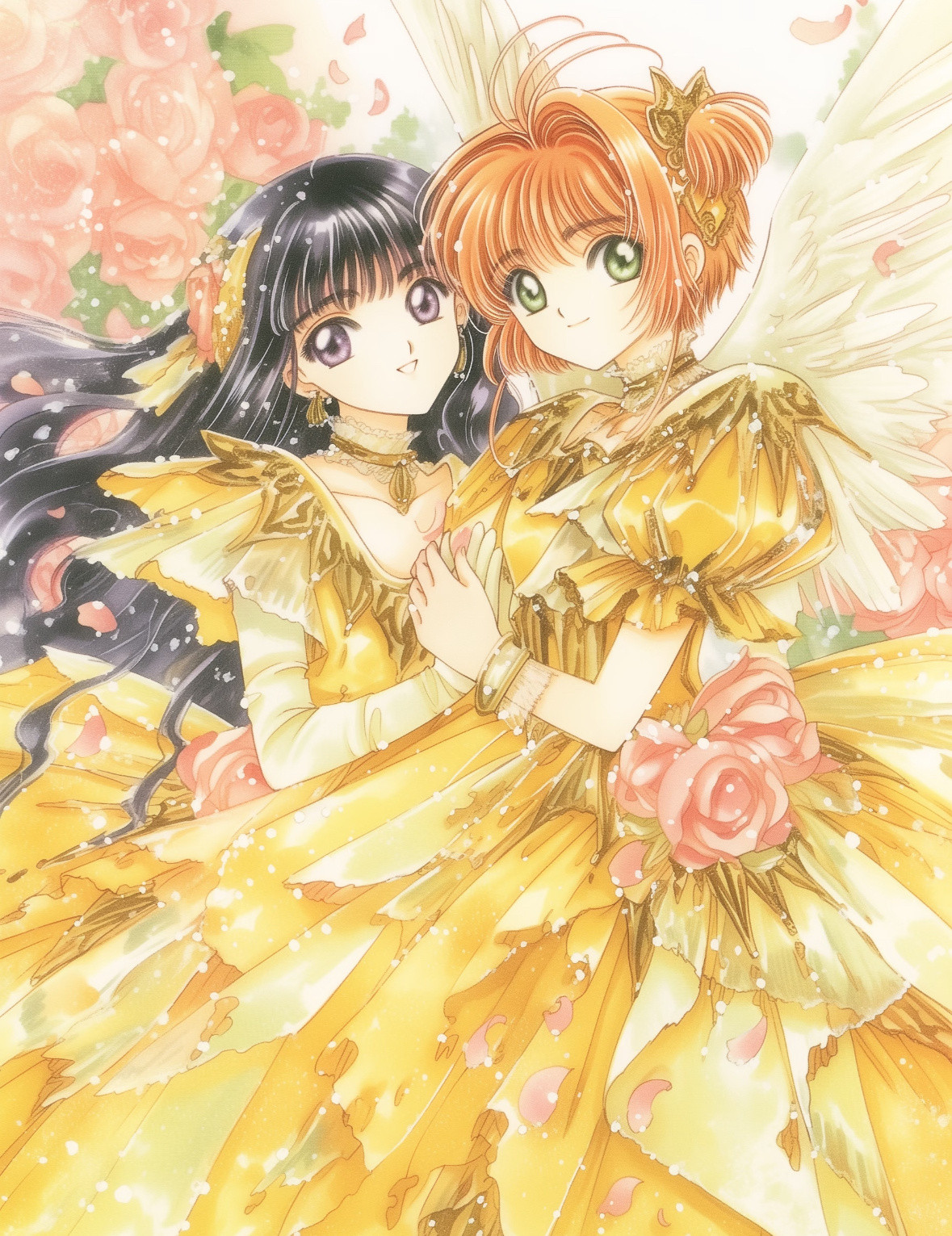 魔卡少女樱🌸中世纪风闺蜜装🌸太美了童年动漫喊你过六一日漫魔卡少女樱​​​