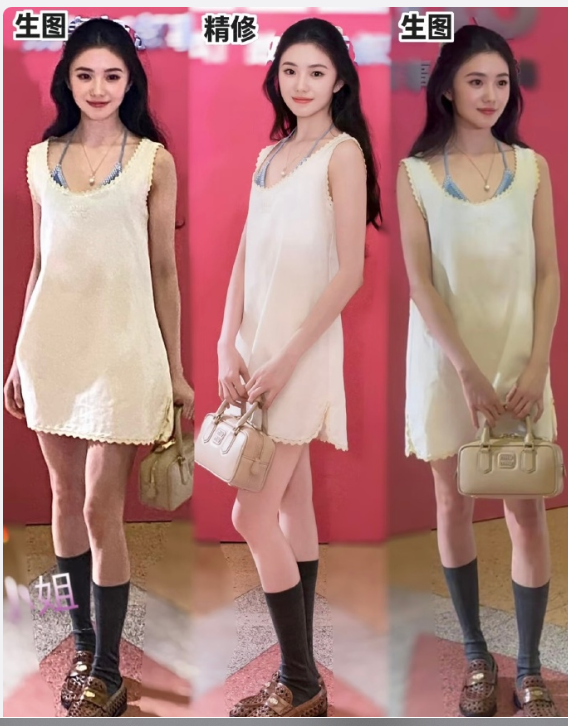 天呐观摩一下存子生图里的眼珠子唯一一个生图比精修眼睛大了N倍的人….​