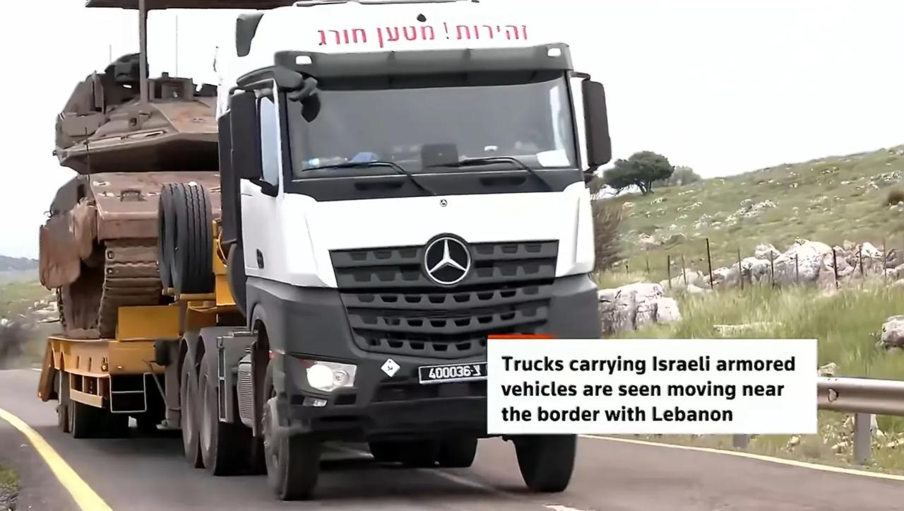 以军继续向黎巴嫩南部增派梅卡瓦主战坦克和D9装甲推土机，补充损耗。以军在黎巴嫩南