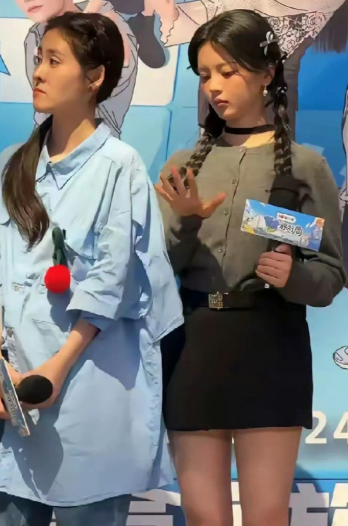 长脸和圆脸只有同框才能看出来对颜值的影响​​​