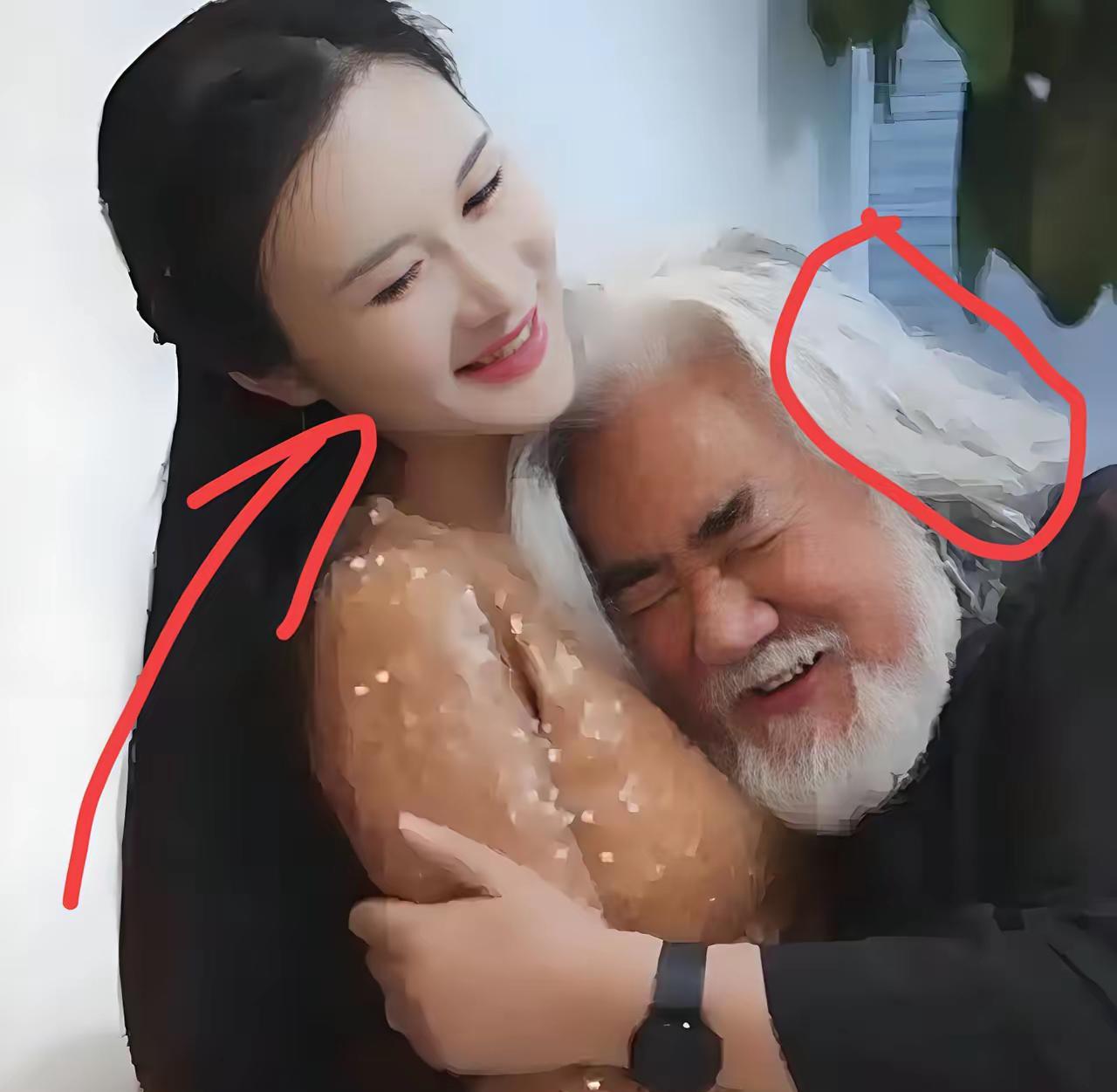看到张纪中和他老婆的合照如果我是张纪中实话实说，我立马要做的第一件事就是去把