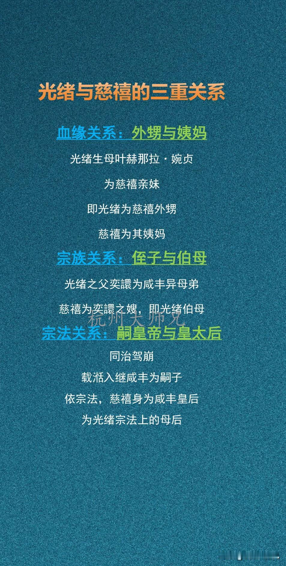 光绪与慈禧的三重关系