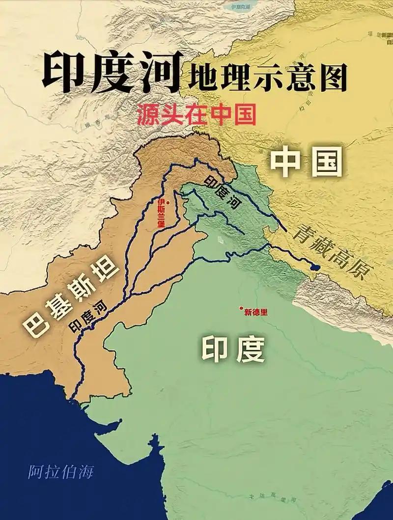 印度欲断了巴基斯坦水资源，这一招太狠。印度河流经印度和巴基斯坦，印度在上游。