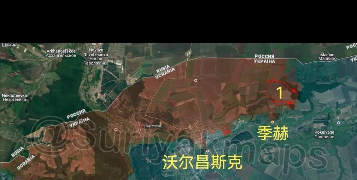 截止二十三日俄乌最新战况总结一、在哈尔科夫州北部地区，俄罗斯军队在沃尔昌斯克市