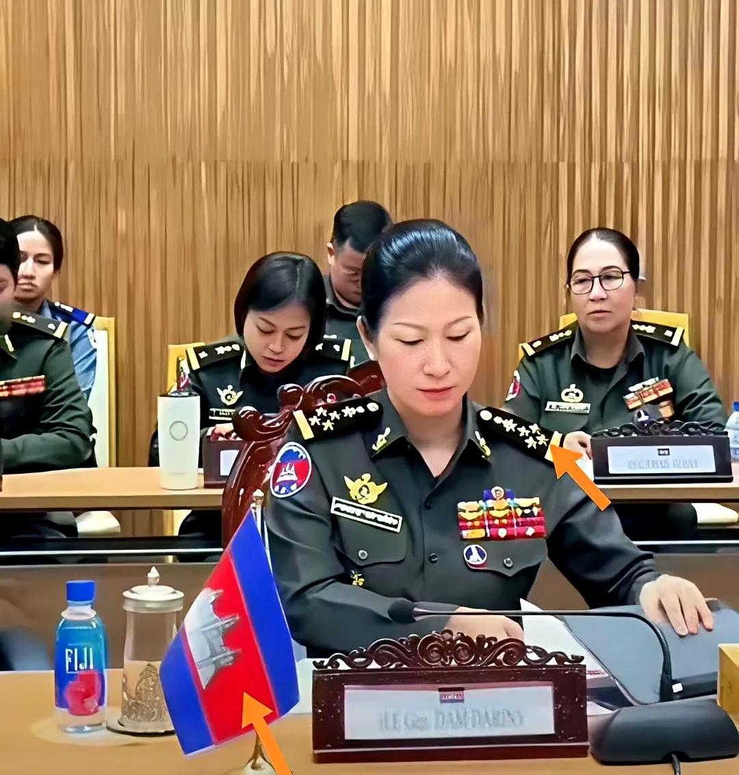 柬埔寨军队，病态的象腿，头重脚轻。军队人很多，十一万，将军也很多，三千七八百人