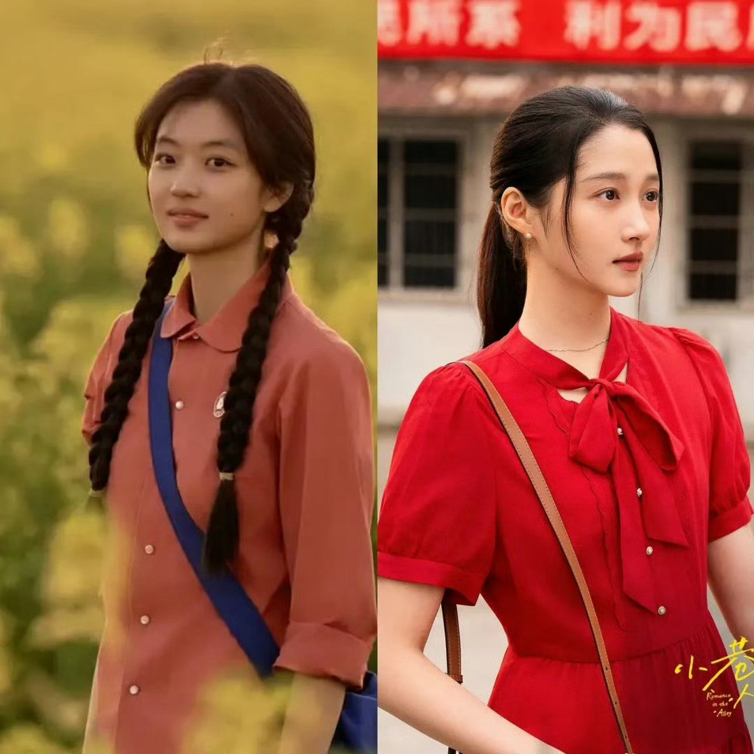 同样是演年代剧，又都是大长腿，关晓彤和孙千站一块儿，差距一下子就看出来了。就说《