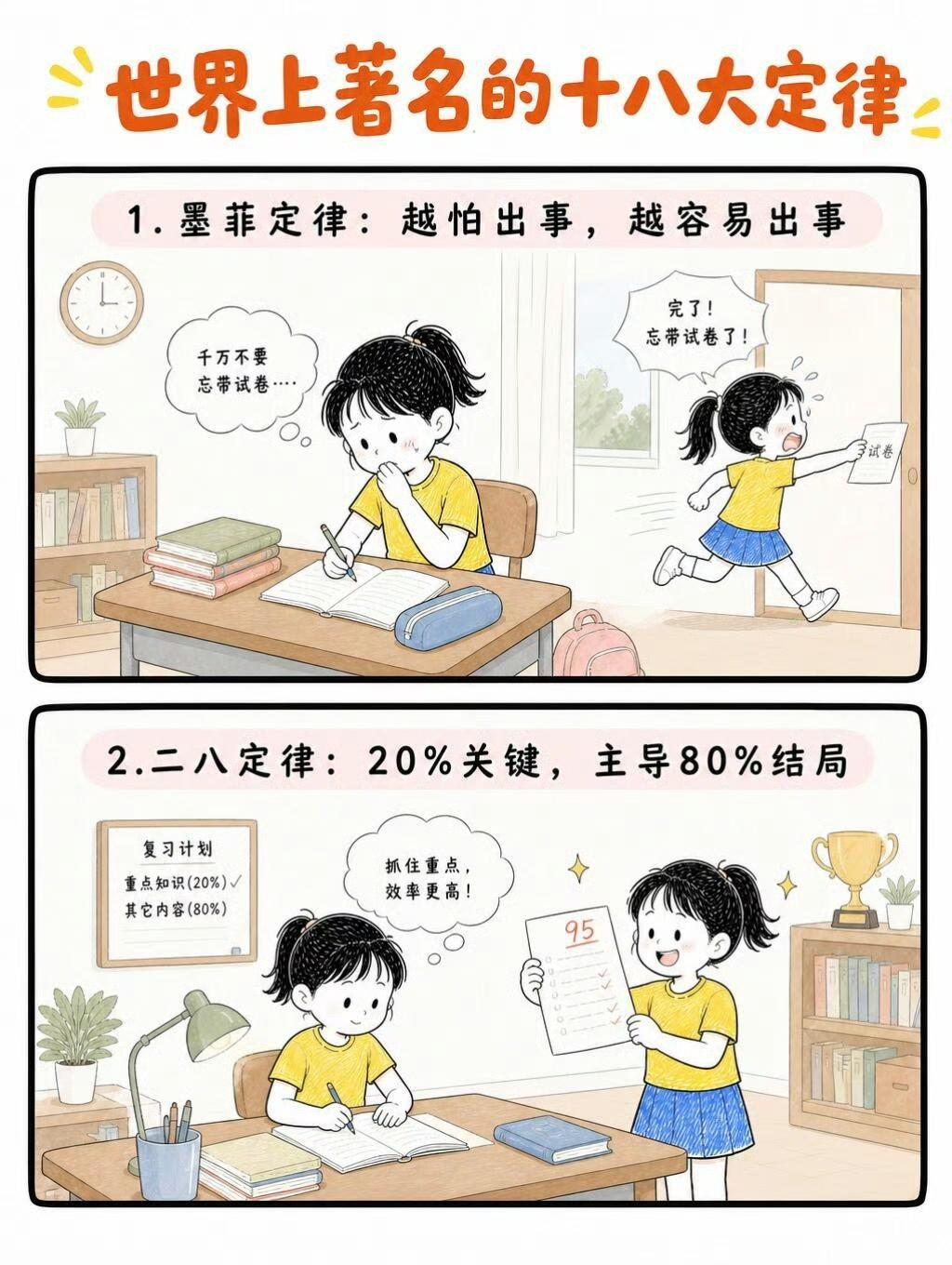 很多道理，不用等长大碰壁才明白。这18个世界著名定律，用通俗易懂的漫画讲透人性