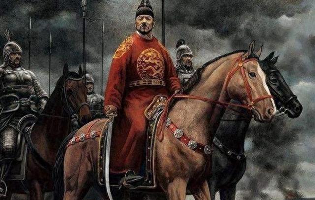 朱棣率兵攻入南京城，俘虏了朱允炆的生母，也就是自己的大嫂吕氏。看见吕氏狼狈地摔在